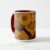 Giraffe zelfreflectie, mok (Voorkant links)