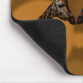 Giraffe zelfreflectie, muismat (Hoek)