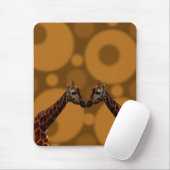Giraffe zelfreflectie, muismat (Met muis)