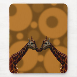 Giraffe zelfreflectie, muismat