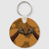 Giraffe zelfreflectie, sleutelhanger (Voorkant)