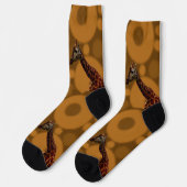 Giraffe zelfreflectie, sokken (Links)