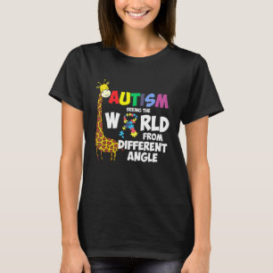 Giraffe ziet de wereld vanuit verschillende hoeken t-shirt