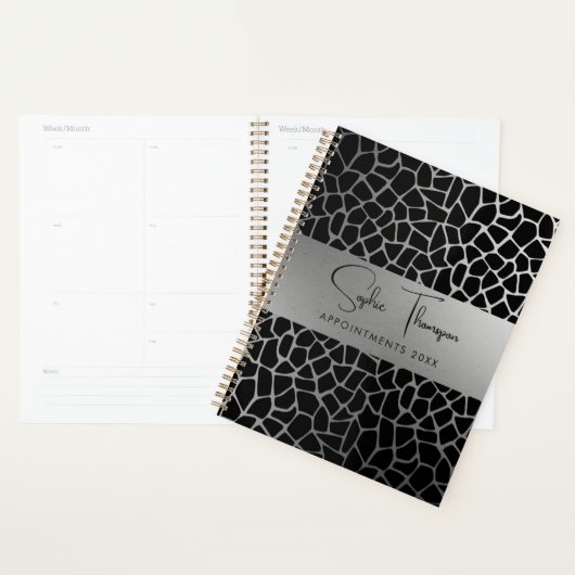 Giraffe Zilver Nieuwjaar Planner (Display)