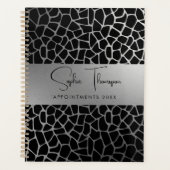 Giraffe Zilver Nieuwjaar Planner (Voorkant)