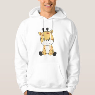 Giraffe zoete dieren voor kinderen dierentuin hoodie
