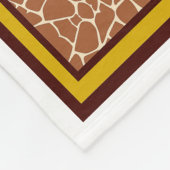 Giraffe Zonnebloem Je bent mijn zonneschijn Fleece Deken (Hoek)