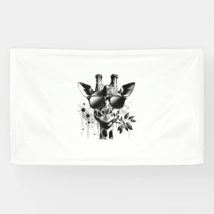 Giraffe & zonnebril Vintage Urban Safari Dier W Spandoek