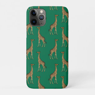Giraffe Zoogdier Smaragdgroen Wild Dier Afrika Case-Mate iPhone Case