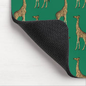 Giraffe Zoogdier Smaragdgroen Wild Dier Afrika Muismat (Hoek)