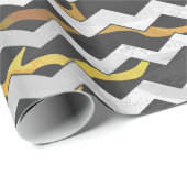 Giraffe, zwart en geel afdrukken cadeaupapier (Rol Hoek)