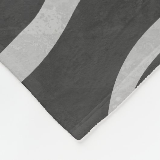 Giraffe zwart en lichte grijze afdrukken fleece deken (Hoek)