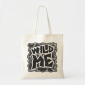 Giraffe zwart en lichte grijze afdrukken tote bag (Voorkant)