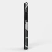 Giraffe Zwart en Lichtgrijs Monogram Case-Mate iPhone Case (Achterkant/rechts)