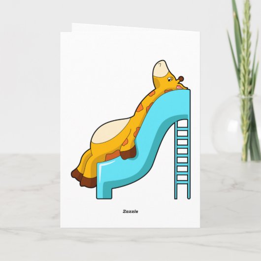 Giraffeglijbaan Kaart (Achterkant)