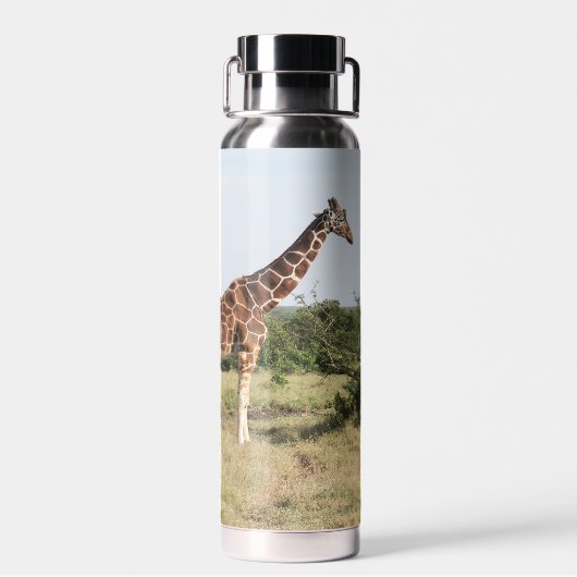 Giraffen 22 oz. geïsoleerde waterfles (Achterkant)