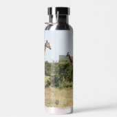 Giraffen 22 oz. geïsoleerde waterfles (Rechts)
