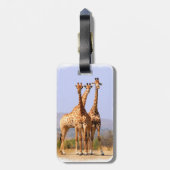 Giraffen 2 Opties Bagagelabel (Achterkant verticaal)