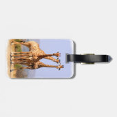 Giraffen 2 Opties Bagagelabel (Achterkant horizontaal)