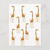 Giraffen Briefkaart (Voorkant)