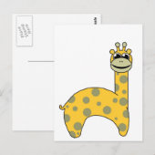 Giraffen Briefkaart (Voorkant / Achterkant)