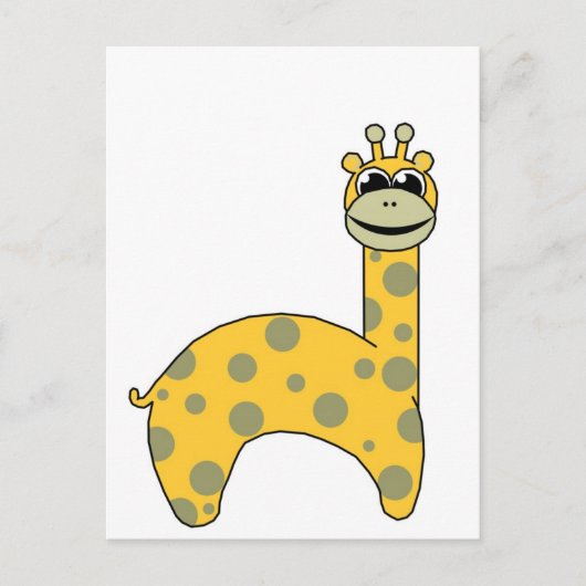 Giraffen Briefkaart (Voorkant)
