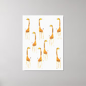 Giraffen Canvas Afdruk (Voorkant)