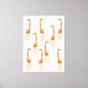 Giraffen Canvas Afdruk