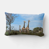 Giraffen in Horizon Calm Kussen (Achterkant)