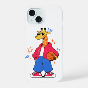giraffen kunnen springen : Streetwear Hoops iPhone 15 Case