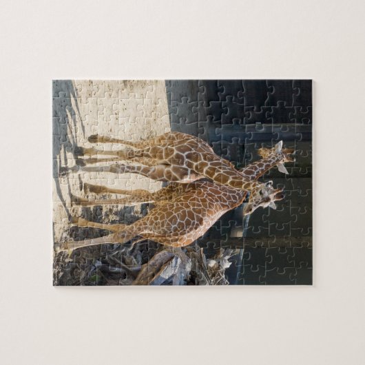 giraffen legpuzzel (Horizontaal)