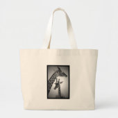 giraffen, moeder en kind grote tote bag (Voorkant)