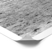 giraffen onder afrikaanse luchten bij nacht zwart  poster (Hoek)