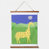 Giraffen schilderen kunst hangend wandkleed (Voorkant 3)