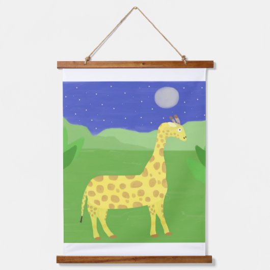 Giraffen schilderen kunst hangend wandkleed (Voorkant 3)