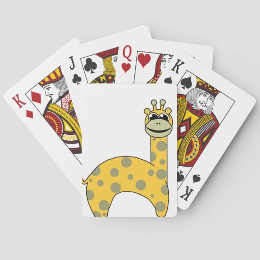 Giraffen Speelkaarten (Achterkant)