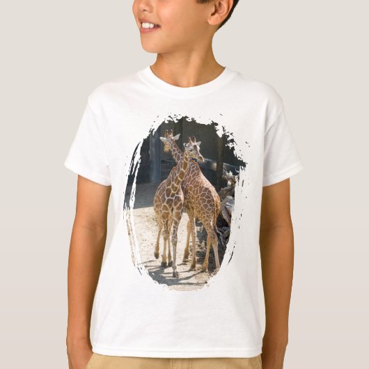 giraffen t-shirt (Voorkant)