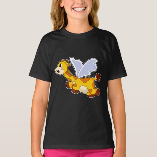 Giraffen Vleugels T-shirt (Voorkant)