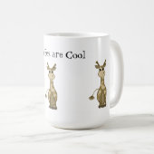 Giraffen zijn Cool Koffiemok (Voorkant rechts)