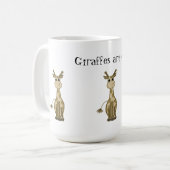 Giraffen zijn Cool Koffiemok (Voorkant links)