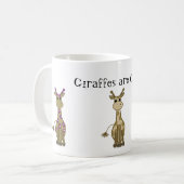 Giraffen zijn Cool Koffiemok (Voorkant links)