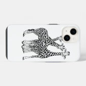 Giraffengezin iPhone Hoesje (Achterkant horizontaal)
