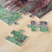 Giraffengroep of -kudde met jongen, Giraffa Legpuzzel (Zijkant)