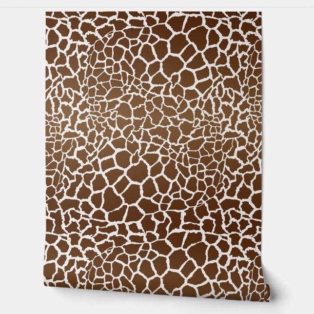 Giraffeprint  behang (Afrollen)