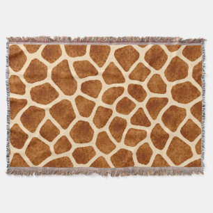 Giraffeprint Bruine Tannige Baby Shower Safari-The Deken