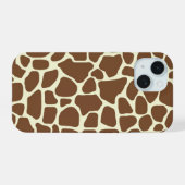 Giraffeprint iPhone 15 Case (Achterkant horizontaal)