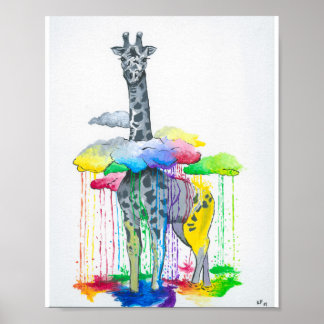 Giraffeprint Poster