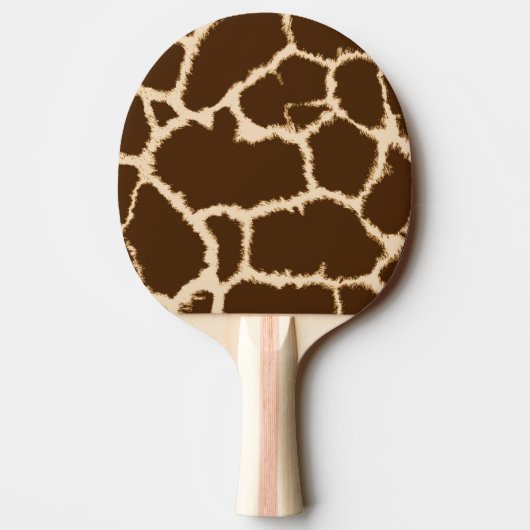 Giraffeprint Tafeltennisbatje (Achterkant)