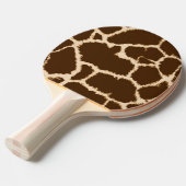 Giraffeprint Tafeltennisbatje (Voorkant Gekanteld)