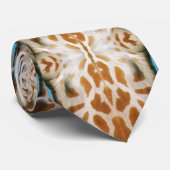 Giraffeprint Wilde Dieren Safari Feest Das (Opgerold)